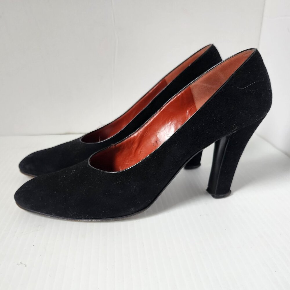 Vintage Yves Saint Laurent Suede Pumps- US 7 Narrow